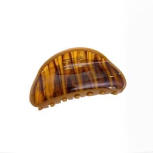 Honey Amber Curved Claw clips