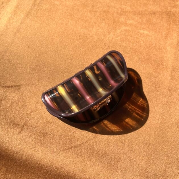 Rose Mocha curved Claw clips - Image 3